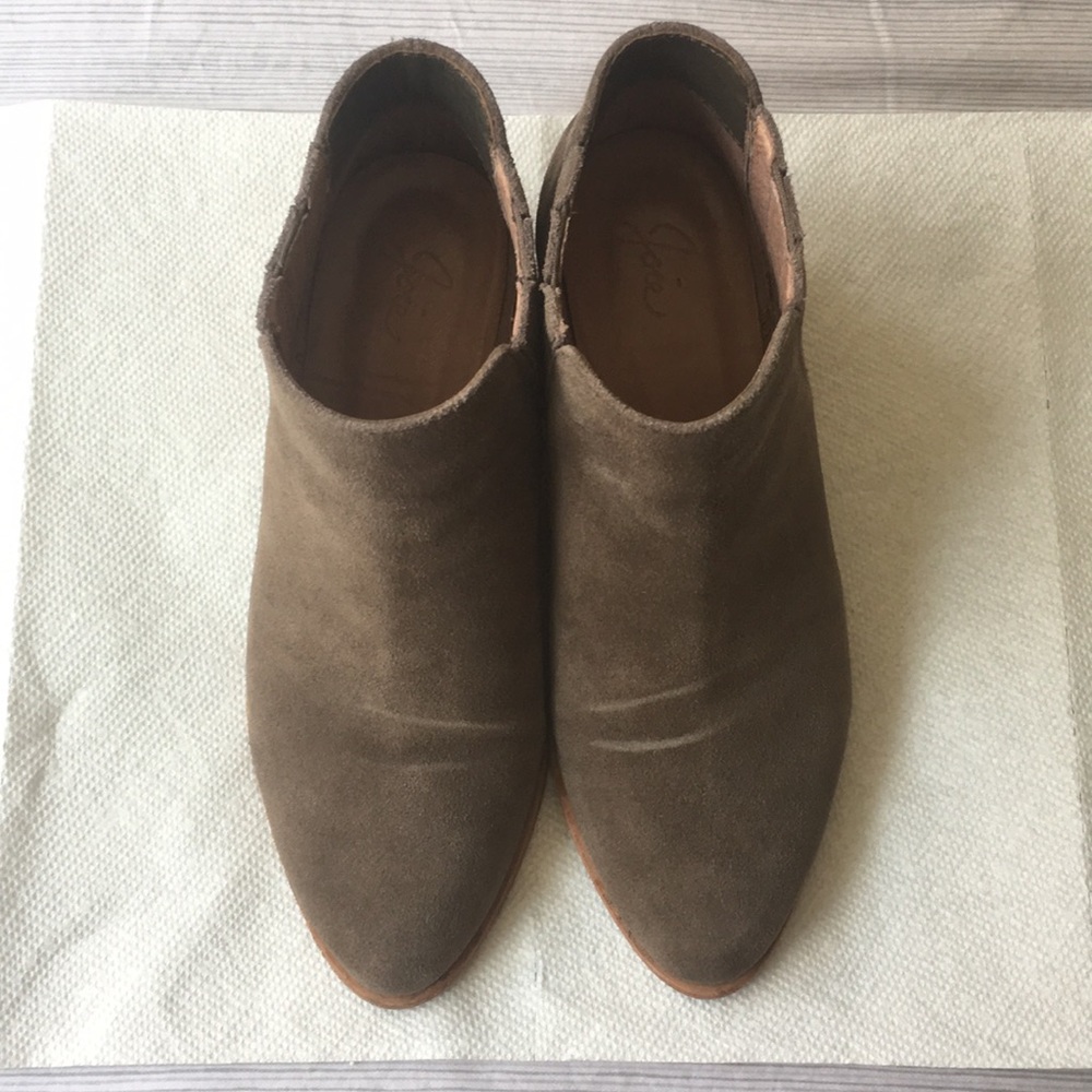 Joie Barlow suede bootie